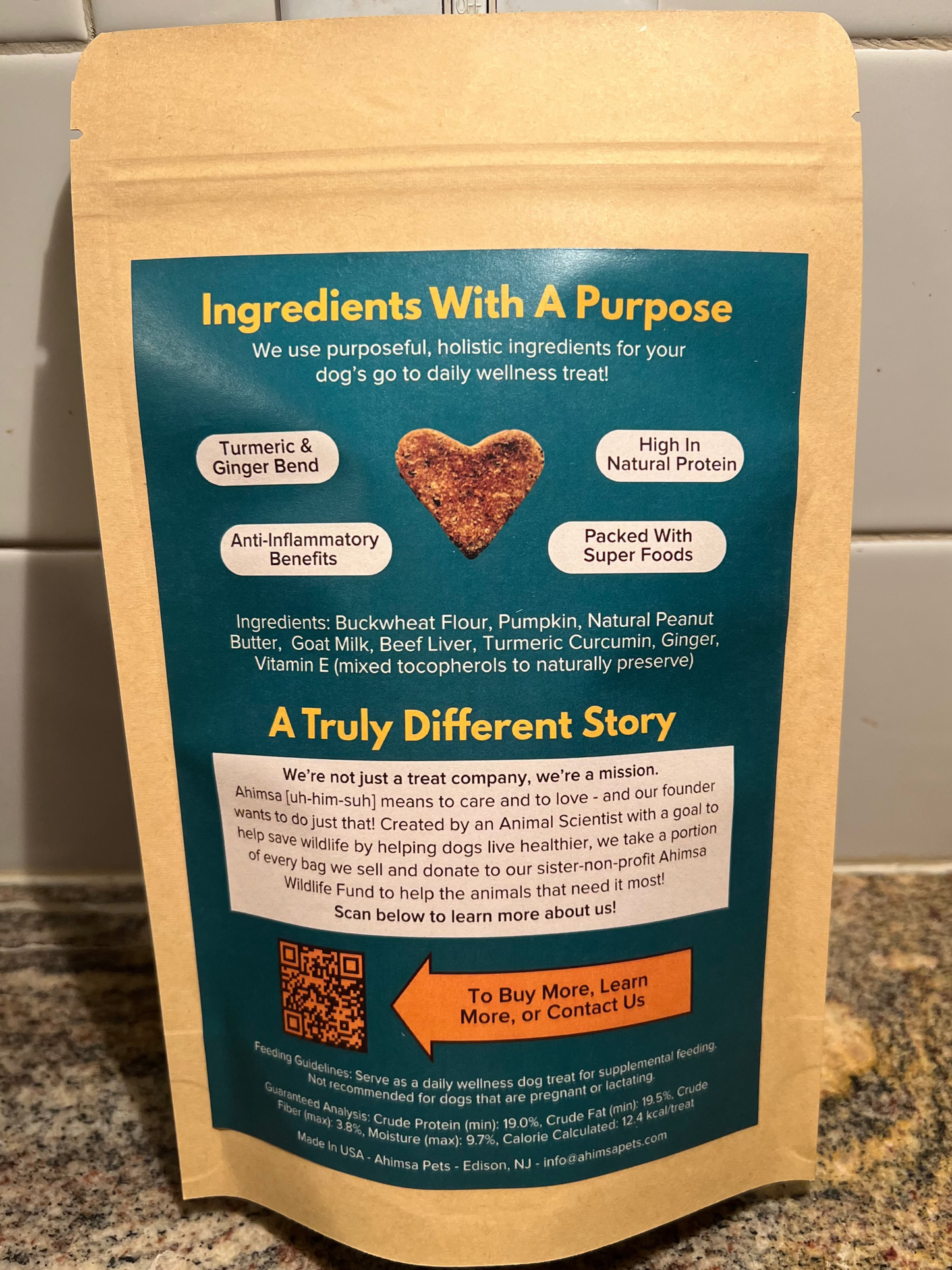 Premium Holistic Daily Wellness Dog Treat - 5oz